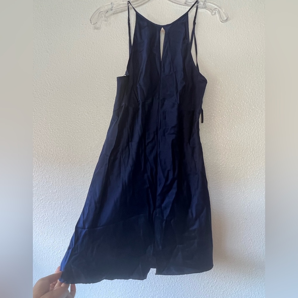 Victoria Secret Dark Blue adjustable spaghetti strap dress